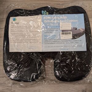 Black Orthopedic Seat Cushion